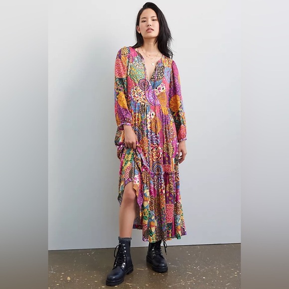 NWT Anthropologie Tiny Velia maxi dress sz sm petite - Picture 1 of 13